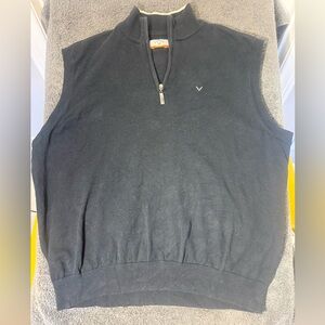 Callaway C-Tech Men's Black Sweater Vest